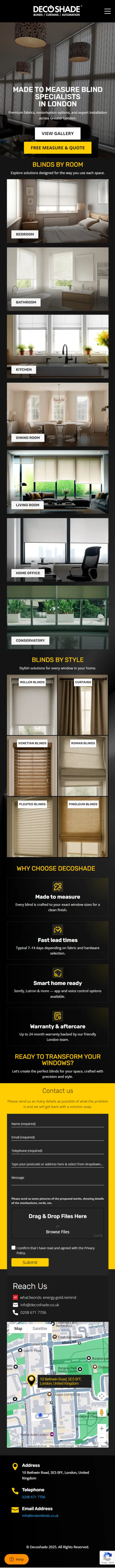 Homepage of Broken Blinds